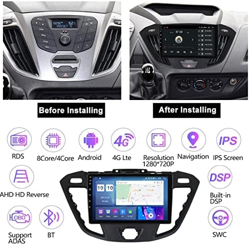 FBKPHSS Android 10 Autó Media Player F Ord Árutovábbítási 2013-2018 GPS Navigációs Multimédia Lejátszó DSP/Carplay/Kormánykerék