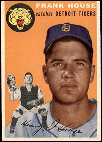 1954 Topps 163 Frank Ház Detroit Tigers (Baseball Kártya) VG Tigrisek