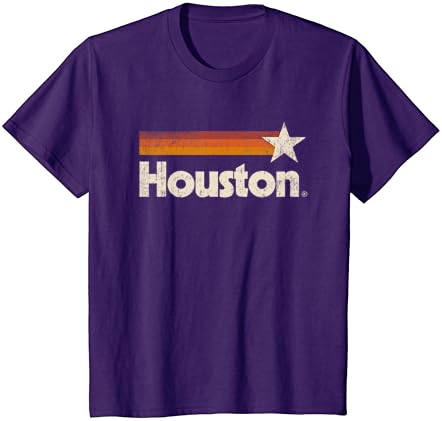 Évjárat Houston Texas T-Shirt Houston Erős Csíkos Póló