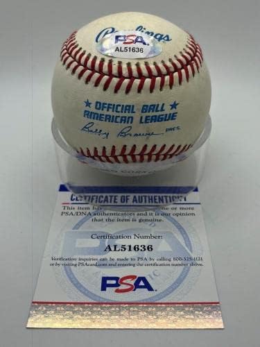 Szikla Johnson Astros Yankees Aláírt Autogramot Hivatalos MLB Baseball PSA DNS - Dedikált Baseball