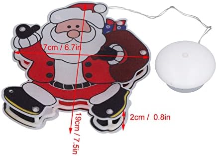 LED Santa Dekorációs Lámpa , Világítás & Mennyezeti ventilátor Újdonság Világítás Karácsonyi Dekorációs Lámpa, Ablak, elemes