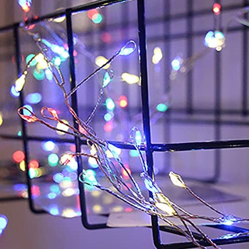 String Fények Kábel Meleg Fény Karácsonyi LED Réz Drót Ünnep Fél Szobás, Fedett Születésnapi, Esküvői Dekoráció Kreatív Fishbone