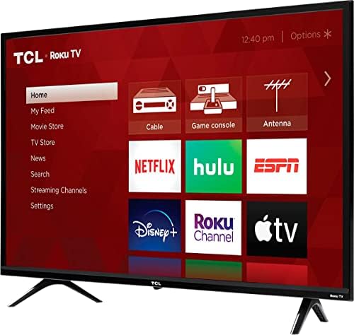 A TCL 32S335 / 32S335 / 32S335 32 hüvelyk 3-Sorozat HD LED Smart Roku TV (Felújított)