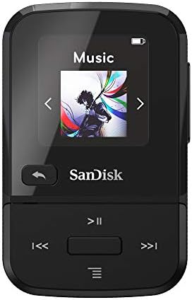 SanDisk 16GB Tár Sport Menni, MP3 Lejátszó, Fekete - LED Képernyő, valamint az FM-Rádió - SDMX30-016G-G46K