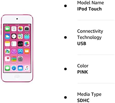 Apple iPod Touch 32GB Rózsaszín (6. Generációs) MKHQ2LL/A (Felújított)