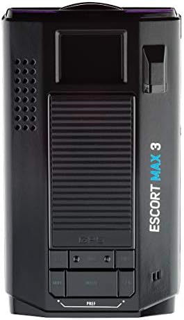 ESCORT MAX 3 Lézer Radar Detektor - Bluetooth-Kapcsolat & Escort EZ Mag Mount - StickyCup Szilícium tapadókorong (Fekete) Escort