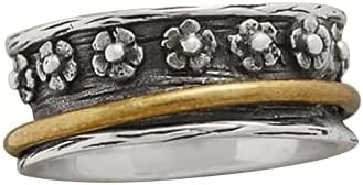 2023 Új Intarziás Eljegyzési Női Gyűrű, Ékszerek, Gyűrű, Gyémánt Gyűrű Személyiség Gyűrű Divat, Női Gyűrűk Bolt Gyűrűk (SL, 6)
