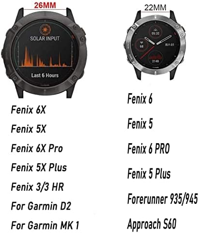 CEKGDB Sport Szilikon Watchband A Garmin Fenix 7X 6X 7 6 Pro 5X 5Plus S60 935 gyorskioldó 22 26mm Csuklópántot