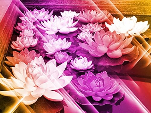 Ewanda bolt 1db Bor Vörös Lebegő Hab Lotus tavirózsák Mesterséges Tó Növények, Virág