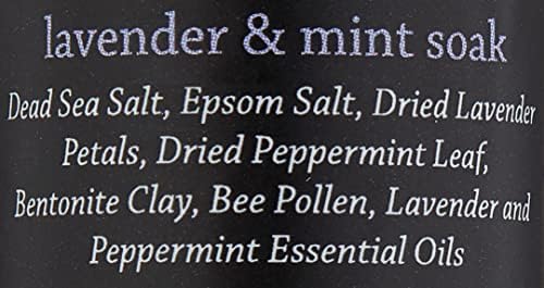 Fürdősó Nagy Ajándék Méregtelenítő Áztatás Só Üveg, 2 oz a bee pollen Holt-tengeri só, esszenciális olajok, Természetes (Méh Detoxified) Készült