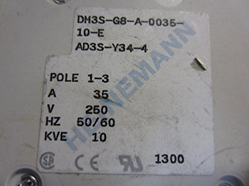 HEINEMANN DM3S-G8-A-0035-10E Megszakító 35AMP 3POLE 250VAC