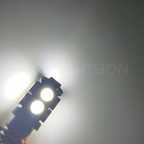 Ruiandsion 2db E10 LED Izzó 12V Fehér 5050 9SMD E10 Miniatűr Csavar Bázis LED Izzók 12V Zseblámpa elemlámpa Munka Fény