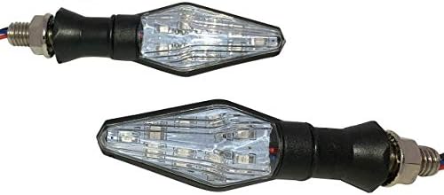 MotorToGo Fekete Szekvenciális Lámpa irányjelző Lámpák LED-es irányjelző Index Mutatók Kompatibilis a 2002-es BMW R1150R