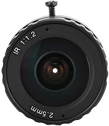 Biztonsági kamera Rögzített a Kamera Lencséje, 2,5 mm-es 3MP CS Mount HD Alumínium Ötvözet Kamera Len Biztonsági Kamera, CWFL025143MP Fix Hosszúságú
