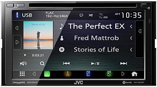 JVC KW-V850BT Apple CarPlay Android Automata, CD/DVD, 6.8 LCD Érintőképernyő, AM/FM, Bluetooth, MP3 Lejátszó, USB-Port, Dupla