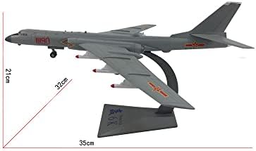 MOUDOAUER 1:72-es Alufelni H-6K Bombázó Repülőgép Modell Szimulációs Harcos Légi Katonai Tudományos Kiállítás Modell Gyűjtemény