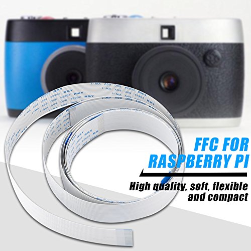 Yosoo FFC Kábel,3pcs/Set 100cm Rugalmas FFC Rugalmas Szalag Lapos Kábel Raspberry Pi Modul Kamera