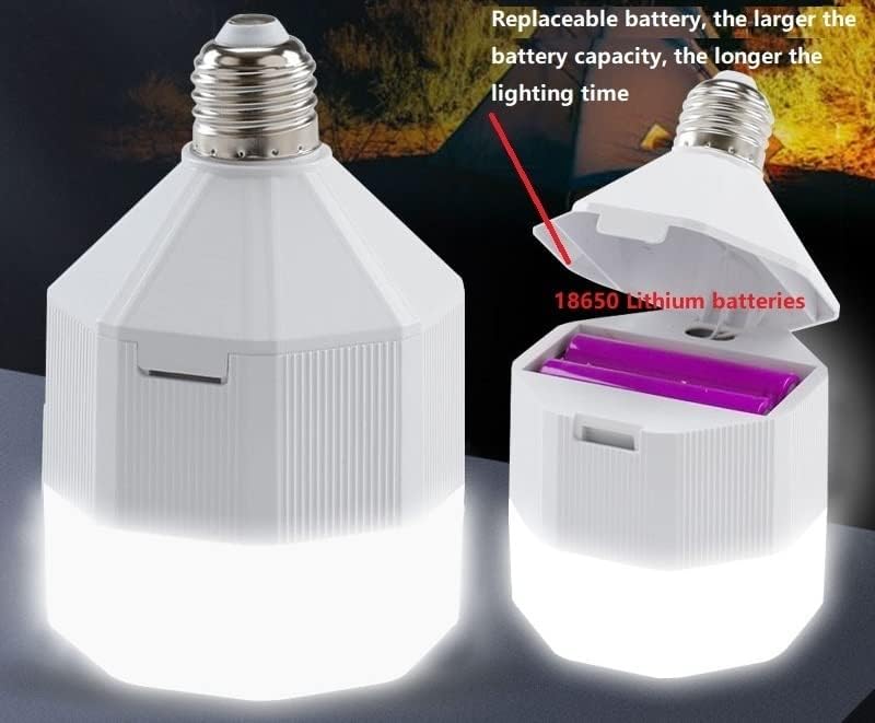Elemes Izzó Lámpák Távoli,5W Újratölthető Akkumulátor LED Izzók Vezeték nélküli Szabályozható elemes Villanykörtét a Nem Áram Fali