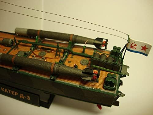 Szovjet D-3 torpedó hajó 3D-Paper Modell-Készlet Játék Gyerekek Ajándékokat