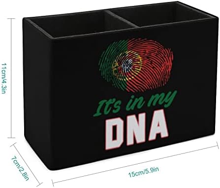 Portugália benne van a DNS-PU Bőr Kupa Toll tolltartó Kupa Asztal Szervező Esetben Asztali Írószer Tartály, Doboz, Otthoni Iroda