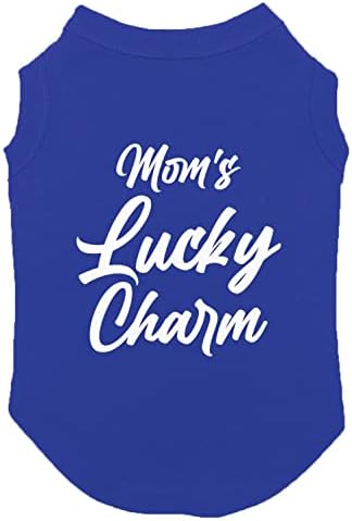 Anya Szerencse Charm - Shamrock Kutya Póló (Royal Kék, 2X-Nagy)