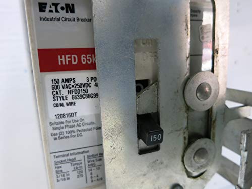 Eaton F10 Unitrol 150 Amperes Biztosíték Típus 12 Feeder MCC Vödör 150A HFD3150 MCCB