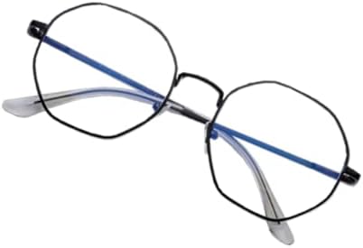 Anti Kék Fény Szemüveg, Pc Szemüveg, Se Szemüveget, Anti-Uv Szemüveg Társkereső Szemüveges Férfi Pc Szemüveg (Fekete-Arany)