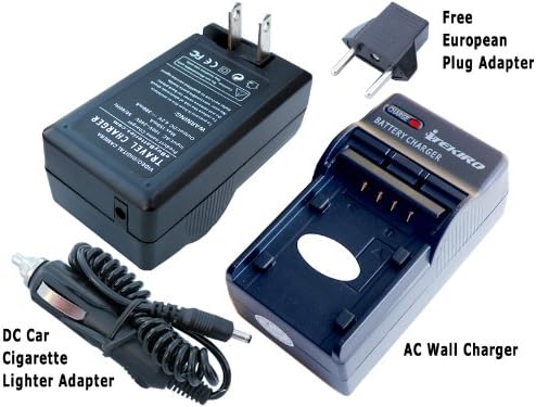 iTEKIRO Fali DC Autó Akkumulátor Töltő Készlet Panasonic NV-GS320EG-S + iTEKIRO 10-in-1 USB Töltő Kábel