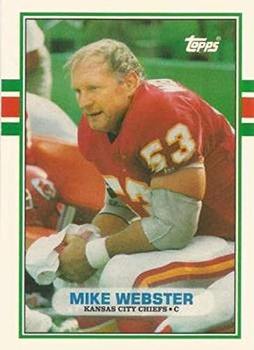 1989 Topps Forgalmazott 131T Mike Webster Chiefs NFL Labdarúgó-Kártya NM-MT