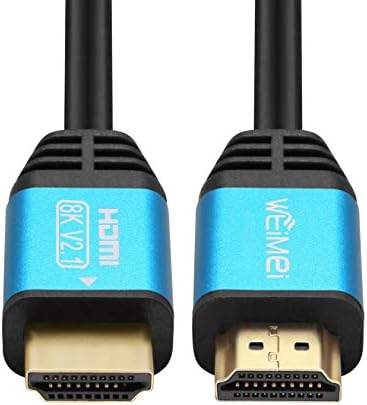 WEIMEI 8K HDMI 2.1 Kábel 10 Méter HDMI Kábel Támogatja a Nagy Sebességű 48Gbps 8K@60Hz 7680P Dolby Látás, HDCP 2.2, 4:4:4 HDR