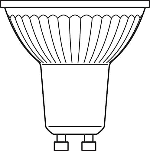 Osram Bázis Par16 Led Reflektor Lámpa, Üveg, Meleg Fehér Gu10, 4.3 W, Készlet 10