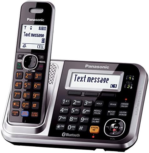 Panasonic KX-TG7875S Link2Cell Bluetooth Vezeték nélküli Telefon, a Továbbfejlesztett zajcsökkentés & Digitális Üzenetrögzítő - 5 Készülékek,