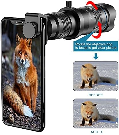 LYSLDH Optikai Telefon Kamera Lencséje 28X Telefotó Zoom Objektív Monokuláris Mini Képkeret, Állvány az Összes Okostelefon (Méret : Lencse