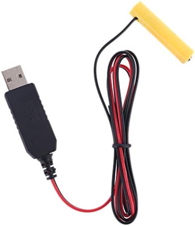 S-YUWEN 100cm LR03 AAA Akkumulátor Eliminator USB-hálózati Kábel Cserélje 1 4db 1,5 V AAA méretű Akkumulátor, Elektromos Játék,