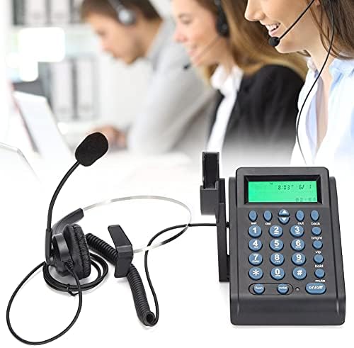 HT910 Call Center Vezetékes Telefon Fülhallgató, Vezetékes Telefon, Headset, Call Center Telefon Többirányú Fejhallgató Beállítása