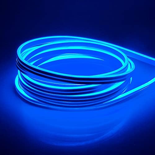 Aclorol Kék Neon Világítás LED Neon Kötelet, Világos Szalag 12V 16.4 FT Rugalmas Neon LED Szalag Lámpa Vízálló LED Neon Sign Hálószoba