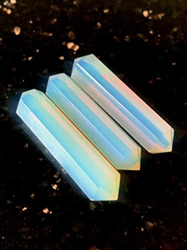 crystalmiracle Opalite Három Dupla Megszűnik Mutatók Gyógyító Wellness Meditáció Pozitív Energia Kézműves