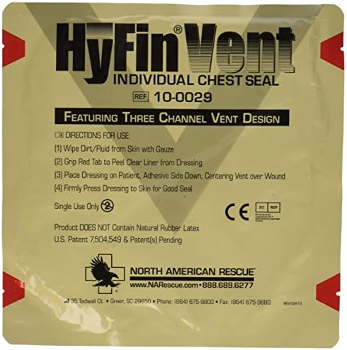HyFin Szellőző Mellkasi Pecsét Észak-Amerikai Mentőakció