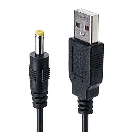 BBASILIYSD 1db 0,8 m Kábel Alkalmas PSP 1000 2000 3000 USB 5V-os Töltő Csatlakozó Töltés 1A hálózati Kábel Kábel USB Kábel 4.0x1.7mm