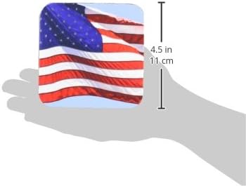 3dRose cst_53611_1 Amerikai Zászló USA Hazafias Americana Puha Alátét, Készlet 4