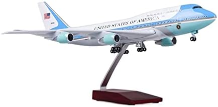 Repülőgép Modell Alkalmas a Boeing 747-Es Air Force One Repülési Modell, Lámpák, Kerekek 1/150 Öntött Ötvözet Repülőgép-Grafikus Kijelző