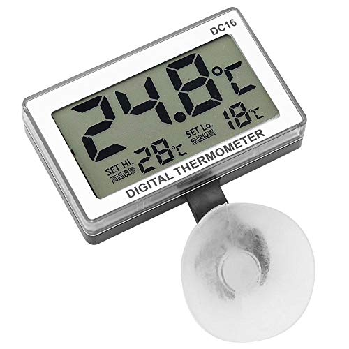 Akvárium Digitális Hőmérő, DC16 LCD Digitális Vízálló Hőmérséklet Páratartalom Monitor Balek Típus víztartály Hőmérő