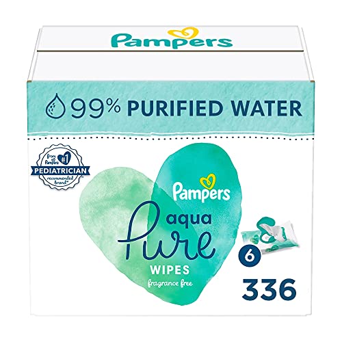 Pampers Aqua Tiszta Érzékeny Baba Törlőkendő 6X Pop-Top 336 Szám