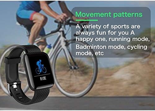 XDCHLK Intelligens Karóra Férfi Vérnyomás Vízálló Smartwatch Női pulzusmérő Fitness Tracker Nézni Sport Android iOS (Szín : C)