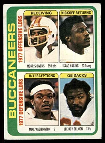 1978 Topps 527 Buccaneers Vezetők & Lista Morris Owens/Isaac Hagins/Mike Washington/Lee Roy Selmon Tampa Bay Buccaneers (Foci Kártya) VG