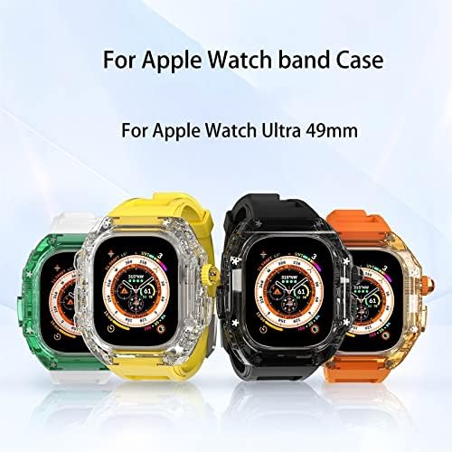 BNEGUV Városi Sport MOD Készlet Apple Nézni Ultra 49mm Sorozat 8 7 6 5 4 SE Band Karkötő Heveder Watchband a könnyített Masszív