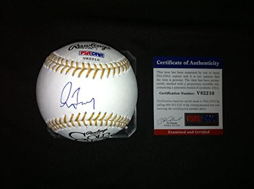 Greg Maddux aláírt Hivatalos Rawlings Arany Kesztyű baseball Bátrabbak Cubs HOF PSA/DNS - Dedikált Baseball
