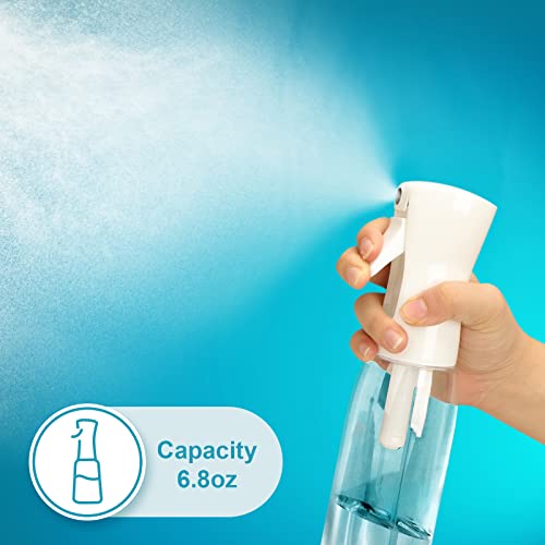LOVSTORAGE Spray-ket 6.8 oz/200ml fecskendő Üveg Folyamatos Spray Flakon hajlakk Üveg Üres Spray Üveg Üveg Vizet a Növény