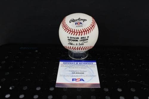 Ralph Branca Al Lopez Aláírt Baseball Autogramot Auto PSA/DNS AL88355 - Dedikált Baseball