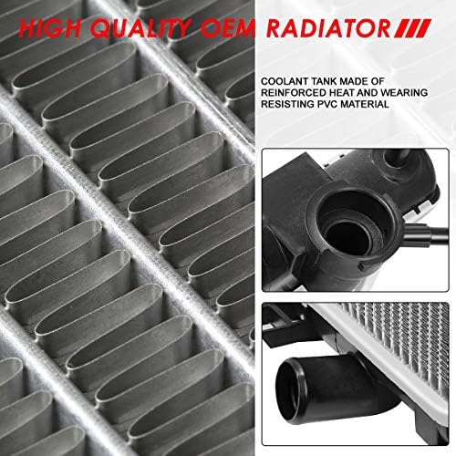 DPI 2578 Gyári Stílus 1-Sor Hűtő Radiátor Kompatibilis A Murano/MT 03-07, Alumínium Mag